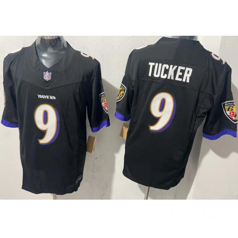 Baltimore Ravens NFL Camiseta de Fútbol Manga Corta Ropa de Equipo Bordada para Hombre Ropa Deportiva para Aficionados