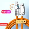 Micro USB 120W 7A Elbow Fast Charging Data Cable Cord For Playing Game For Samsung Galaxy S7 S5 Xiaomi Android Charge Usb Cord