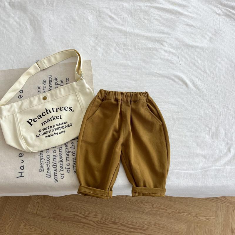 New Boys' Spring & Autumn Carrot Pants - Fashionable Casual Straight-Leg Trousers for Infants & Toddlers