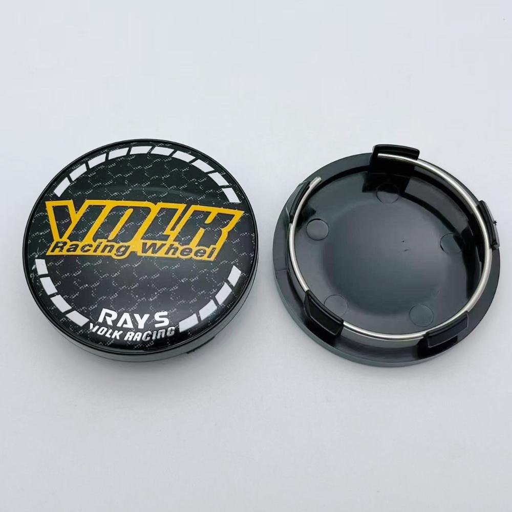 4pcs/Set VOLK RAYS Logo Emblem Badge Car Wheel Center Caps 58mm 54mm Hub Center Dust Cover Wheel Hubcaps Car Styling Accessories