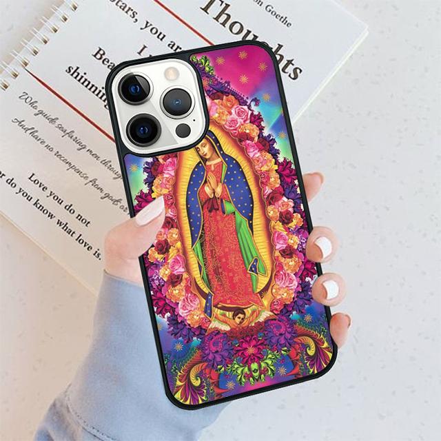 Virgen De Guadalupe Virgin Mary Phone Case For iPhone 17 Air 16 pro max 15 14 plus 12 13 Soft Shell Cover coque