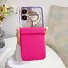 Two-Color For XiaoMi Mix Flip 2 Phone Case Hinge Magnetic Wireless Charger PC Shell Shockproof Protective Back Cover