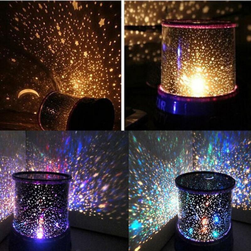 Romantic Led Cosmos Star Master Sky Starry Night Projector Bed Light Lamp Gift
