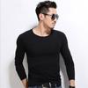 New Men's Long Sleeve Fashion Slim Fit Solid Color Sport Bottoming T-shirts Premium Quality And Superior Comfort