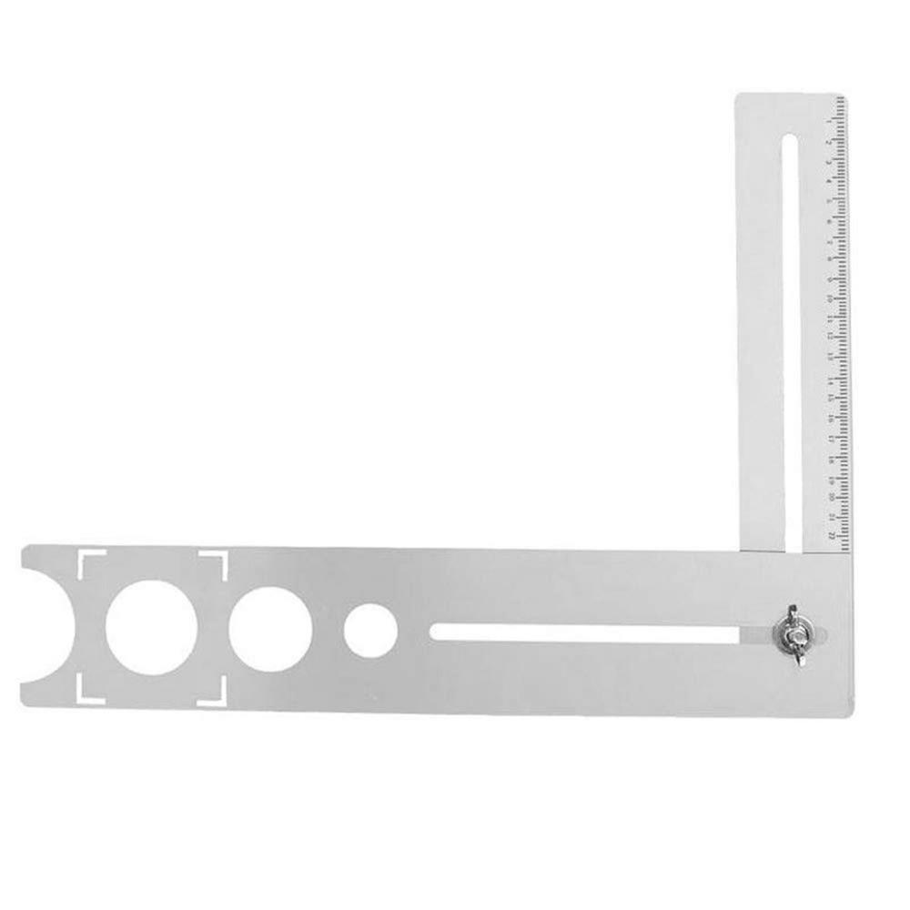 Stainless Steel Tile Hole Locator Portable Design Drilling Guide Finder For Tile Installation