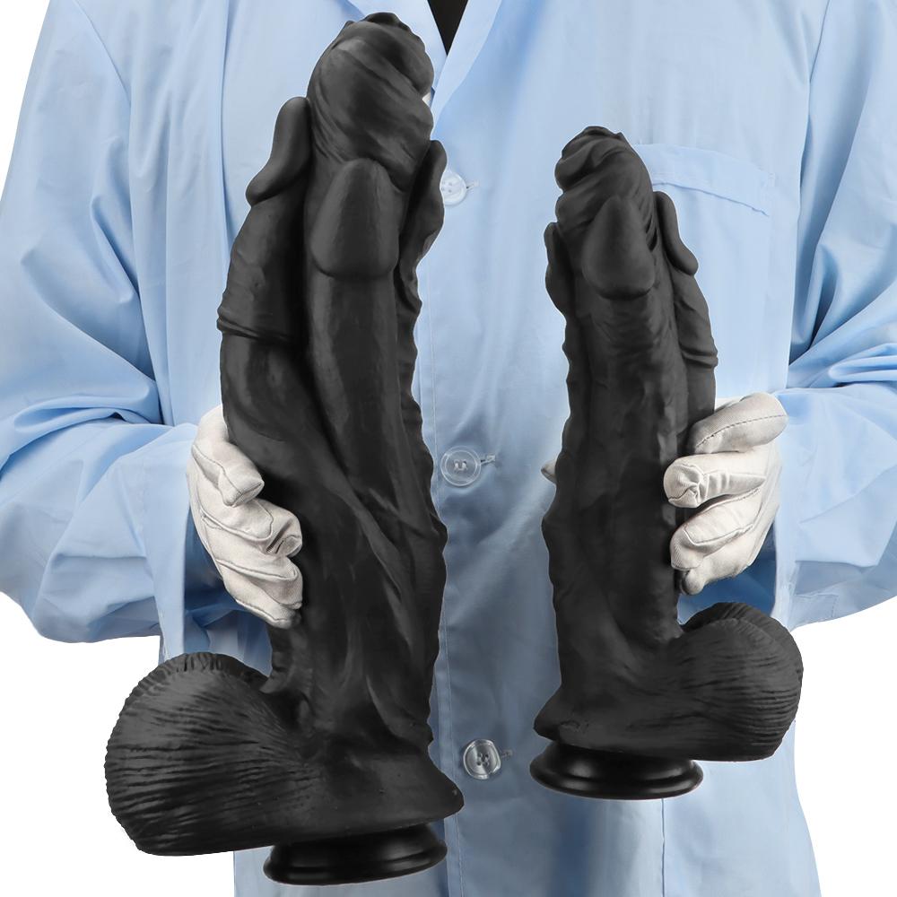 Extra Large Silicone Dildo Anal Dildo Butt Plug Fisting BDSM Gay Sex Toy Big Dick Realistic Penis Strap On Cock
