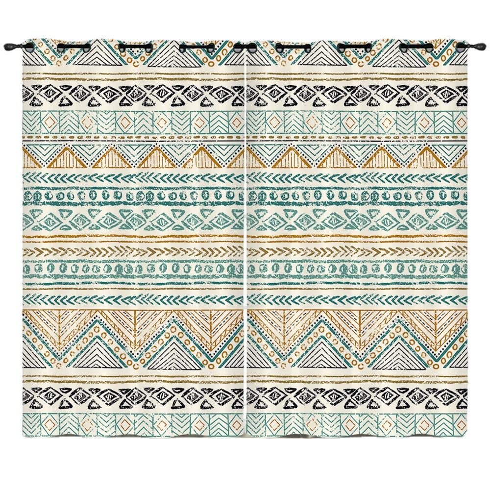 Série de Impressão Fresca 3D Cortina de Impressão Digital Blackout E Ilhós