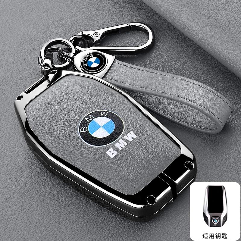 Car Sticker Hot 2025 Leather Car Remote Key Case Fob Cover For BMW 5 7 Series G11 G12 G30 G31 G32 I8 I12 I15 G01 X3 G02 X4 G05 X