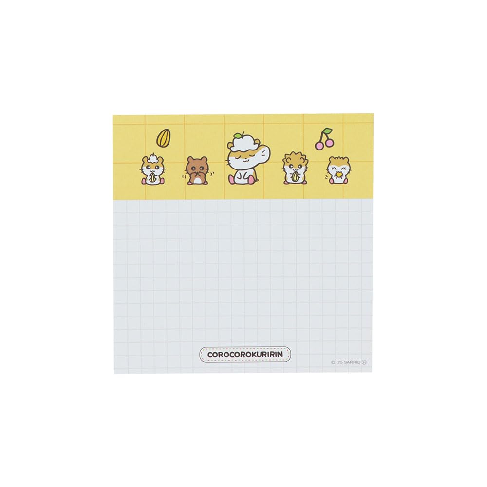 Stationery Korokoro Kuririn Sanrio Characters Square Memo Pad S2849720 Sun-Star