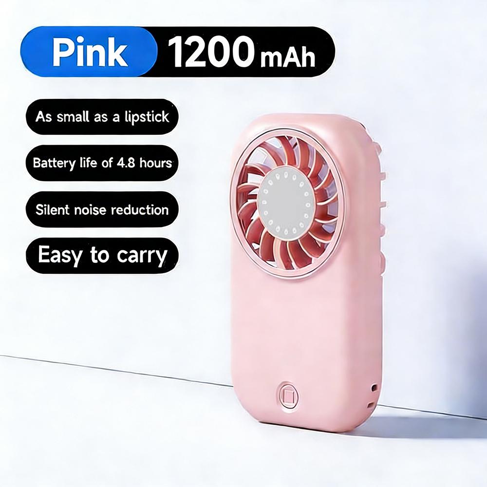 Xiaomi 1200mAh Handheld Mini Fan Powerful Small Personal Portable Speed Adjustable USB Rechargeable Eyelash Fan for Kids Girls Woman