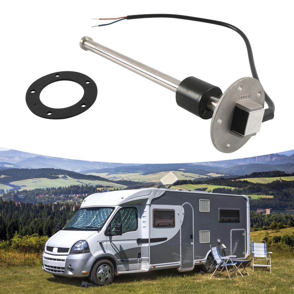 Universal Boat Fuel Sending Unit And Gauges Kit 200mm Stainless Steel Water Level Sensor Suitable For Car Truck Vehicle