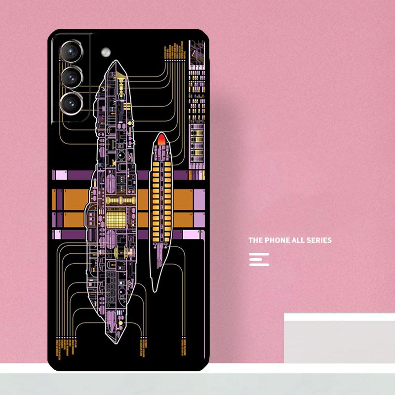 Stars And Treks Phone Case For Samsung Galaxy S23 Ultra Plus S21 S22 Ultra S20 FE S9 S10 Note 10 20 Ultra