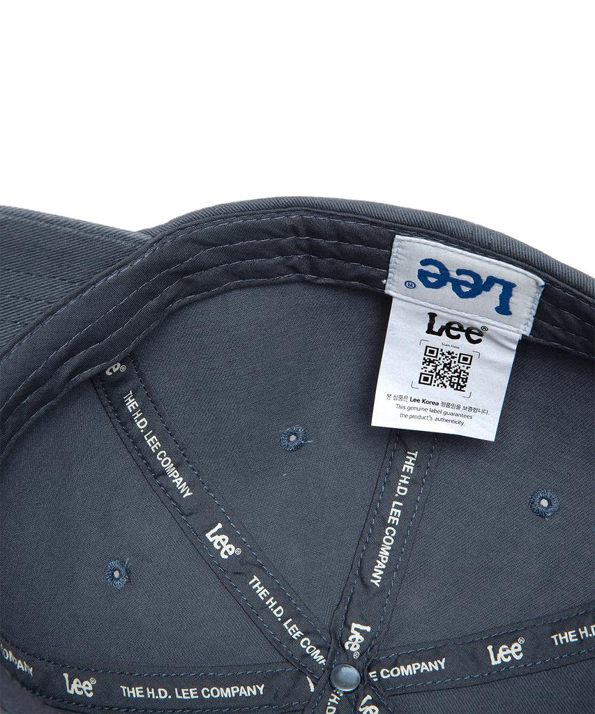 LEE Small Twitch Logo Cotton Curve Ball Cap Blue