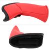 Golf L shape Putter Headcover Slotted Blank PU Waterproof Fabric Thicken Plush Protection(red )