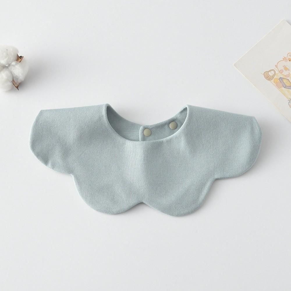 

Solid Color Baby Feeding Bib Comfortable Cotton Saliva Towel New Drool Burp Cloth Toddler Style F