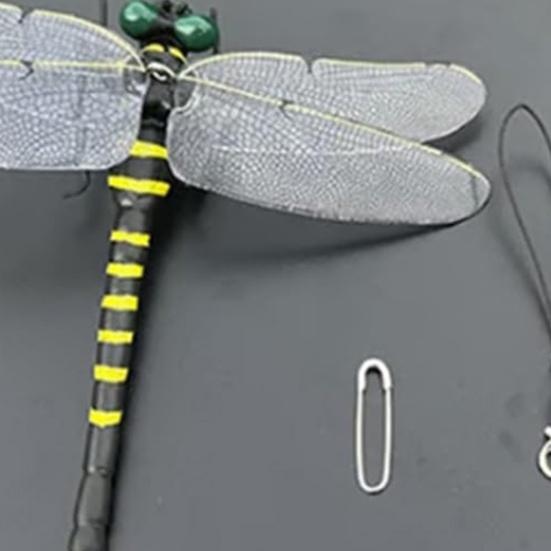1/2/3/4Pcs Dragonfly Carabiner Clip Realistic Design Multifunctional Insect Repellent Hat