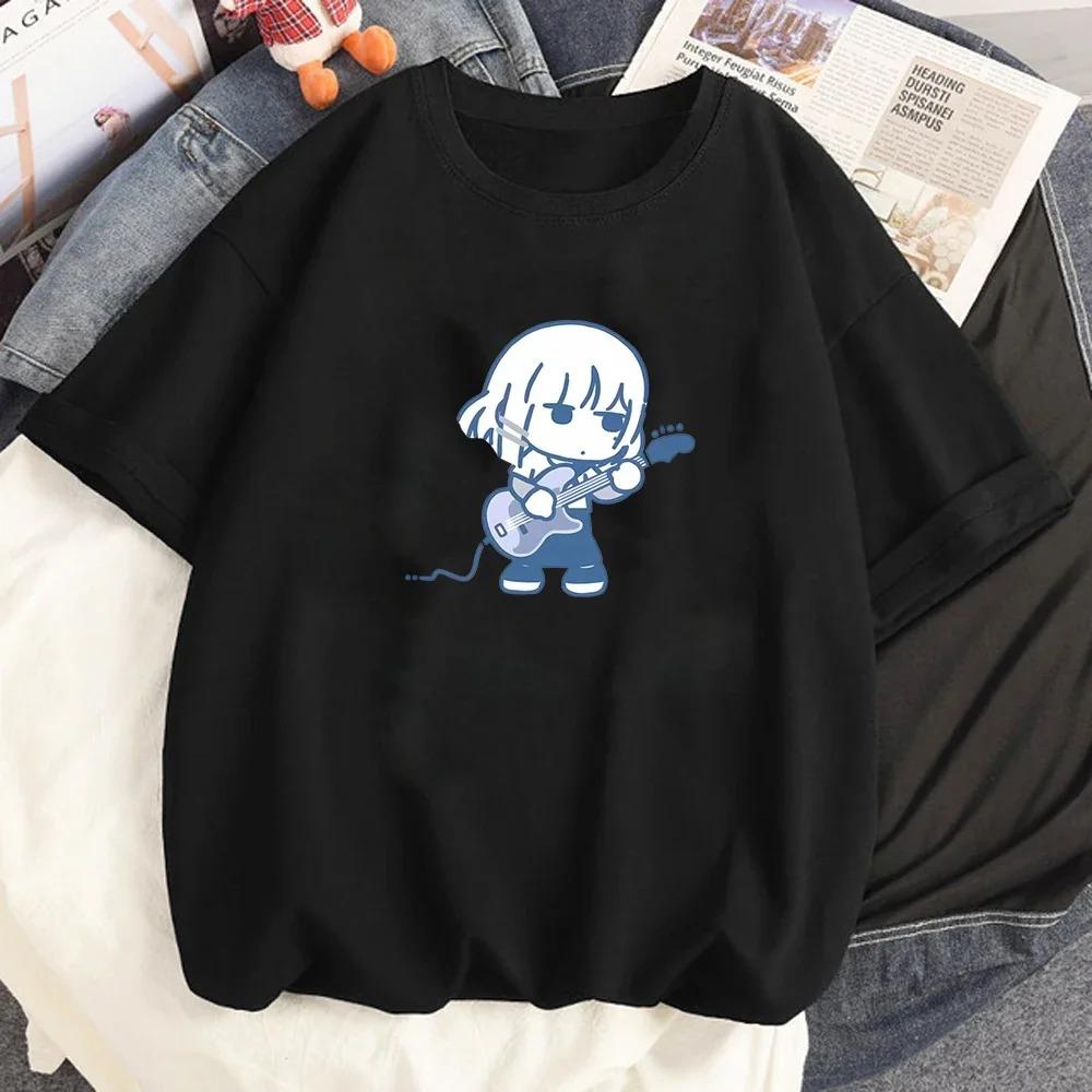 New Anime BOCCHI THE ROCK! Hitori Bocchi T-Shirt Women's Fun T-Shirt Kawaii Cartoon Unisex T-Shirt Gothic Y2k Women's Clothing