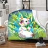 Twelve Chinese Zodiac Signs Pattern Printing Manta Sofa Bed Cover Soft  Blanket Plaid Soft Warm Flannel Throw Blankets Fans Gif