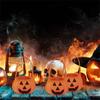 3pcs Halloween Pumpkin Bucket Portable Non-Woven Candy Basket Trick Or Treat Kids Gift Packaging Halloween Party Decor Supplies