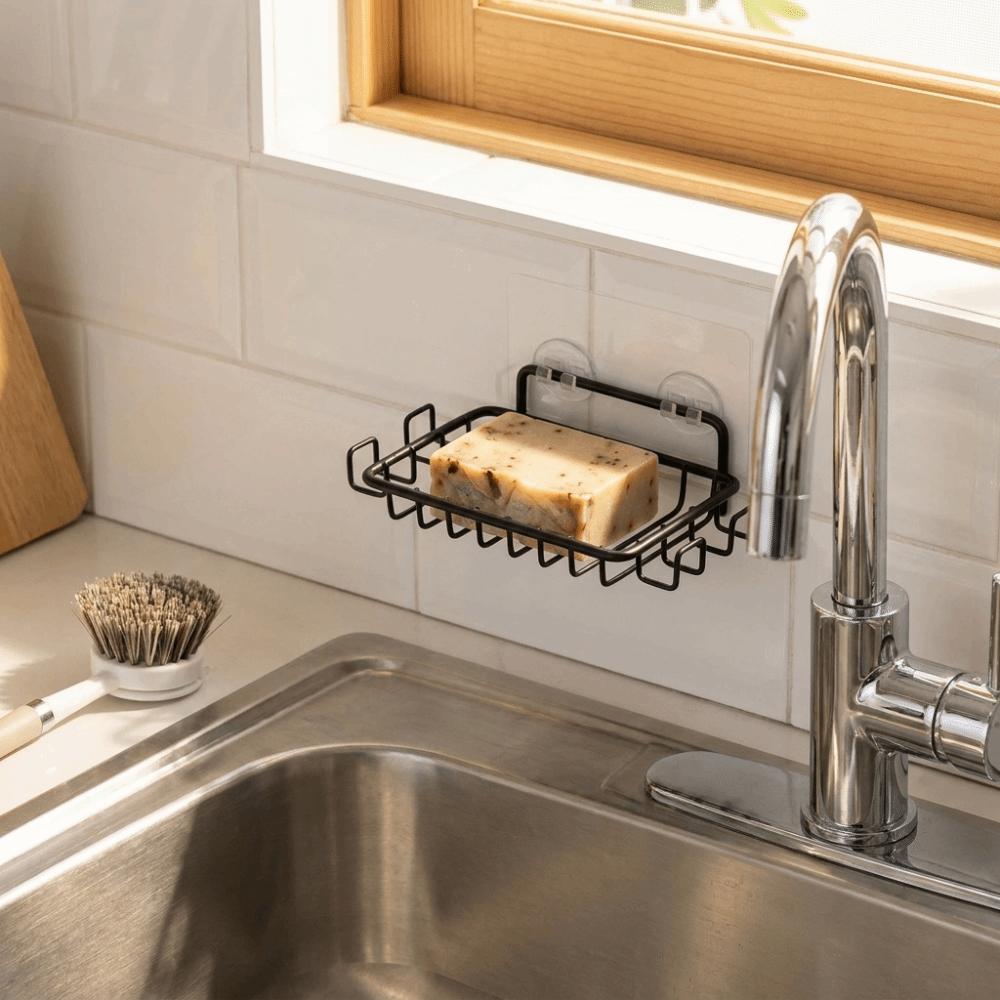 With Hooks Wall Mounted Soap Dish Hollowed-out Shower Storage Basket Soap Holder “Laundry Room