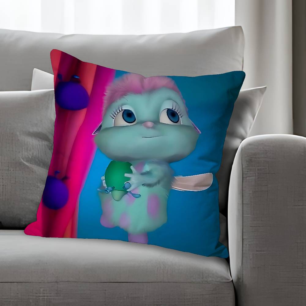 Cute Funny BBibblesS Pillow Cases for Bedroom Living Room Sofa Home Decor Polyester Cushion Cover with Zipper