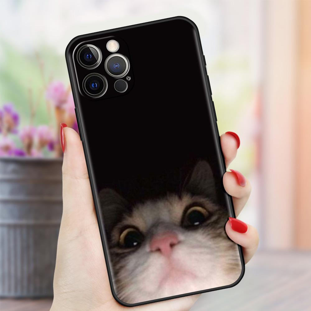 

Чехол с забавным животным котом и собакой для Apple iPhone 11 12 13 Pro XS Max XR 7 8 Plus SE 2020 X 6 6S 5 5S, мягкий силиконовый чехол для телефона iPhone 5 5S SE