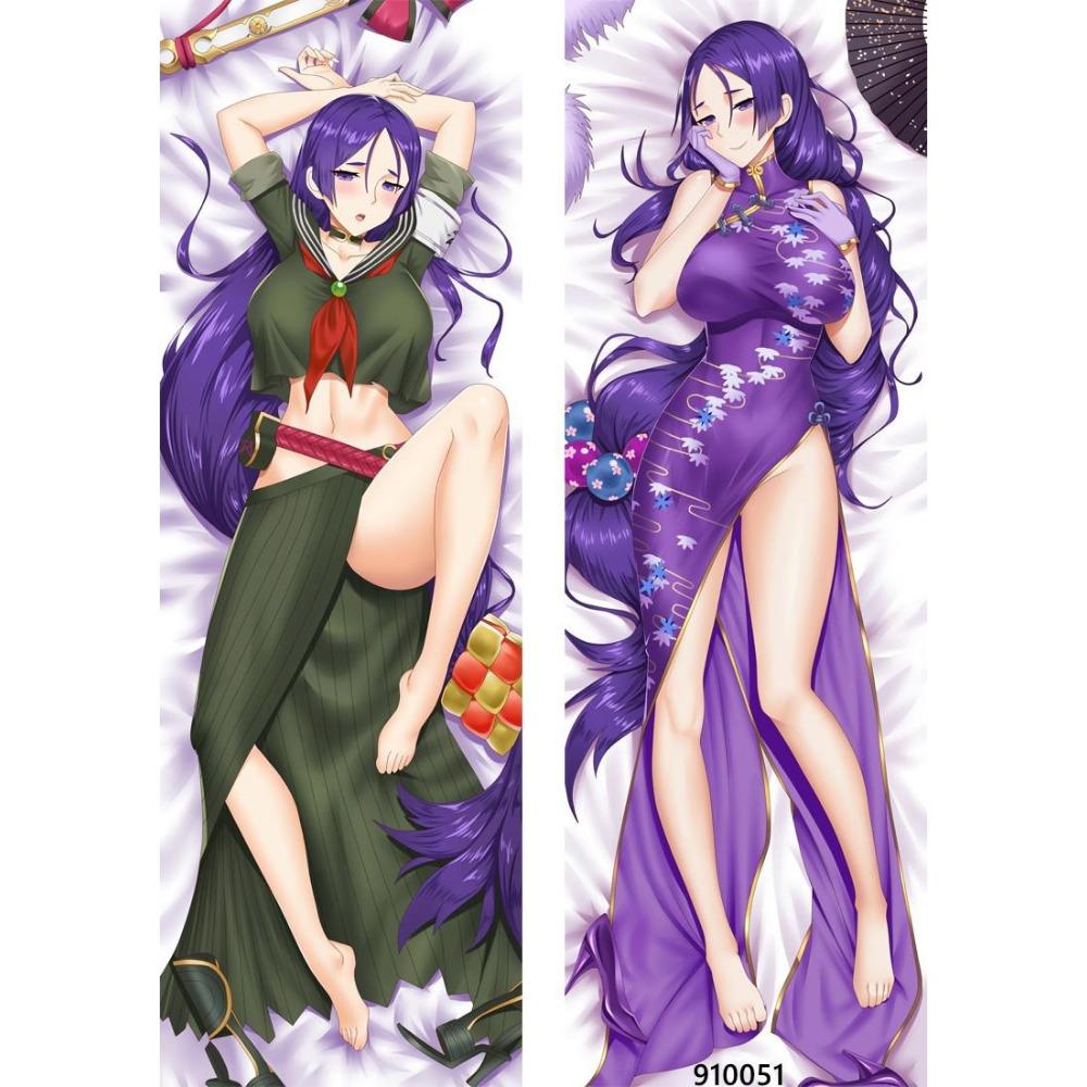 60x180cm Anime FATE Putetrekk Cosplay Dakimakura DIY-trykt Klemmende kropp Dekorativt putetrekk Hjem Sengetøy Putetrekk