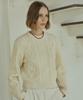 YUPPE Bell Cable Knit_Cream