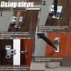 2-10 Sets Cabinet Latches Double Roller Catch Door Stop Closer Stopper Damper Buffer for Wardrobe Hardware Furniture Accessories