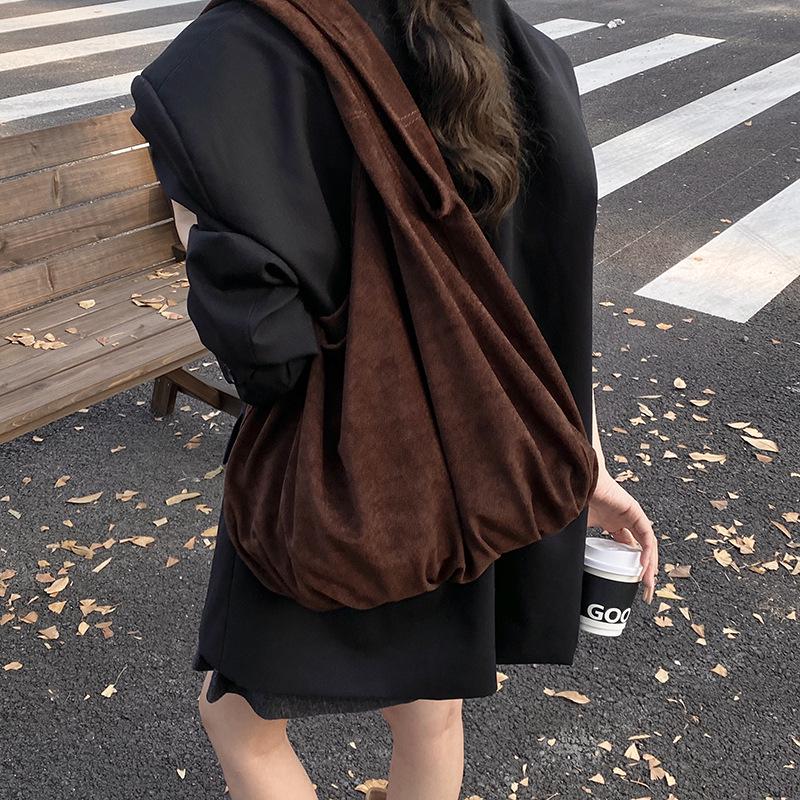 Korean Retro Leopard Print Women's Shoulder Tote Bag