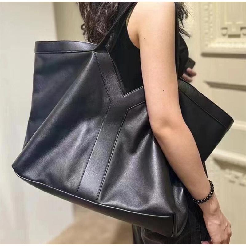 Borsa a tracolla in vera pelle Design a Y Lusso Spalla Casual Borsa da vacanza Grande capacità Borsa tote a forma di ala Borsa a tracolla