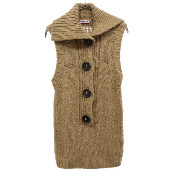 MAX&CO Knit Vest M Beige Women Used