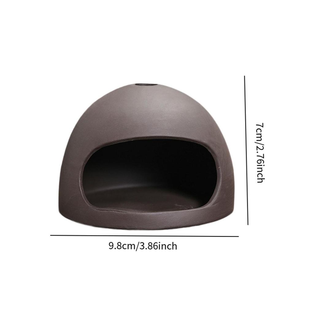 Cone Incense Burner Home Furnace Yoga Palo Santo Holder Ceramic Censer for Farmhouse Housewarming Dining Room Bedroom Office