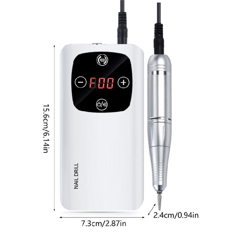 2 in 1 45000RPM Nail Drill Set with Drill Bits Nail Lamp Nail File Manicures