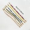 Fashion Acrylic Mobile Phone Chain Love Heart Pendant Beaded Telephone Lanyard Cellphone Hanging Rope For Women Jewelry 1