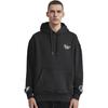Palace X Rapha Společný značkový pulovr s pevným logem Unisexová mikina s kapucí Černá PAL-SS22-160
