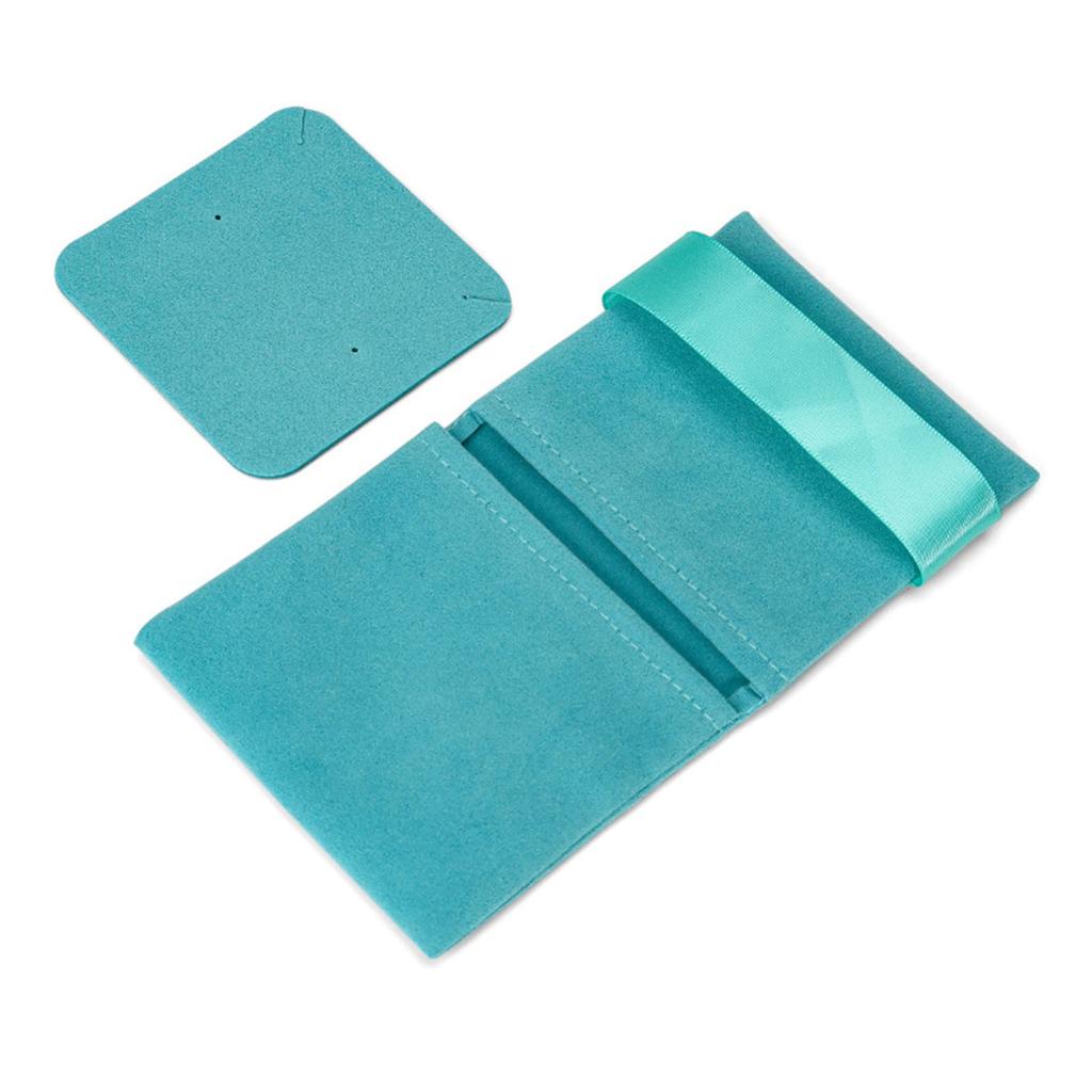 Sac à bijoux élégant avec pochette à bijoux en velours coloré, étui de voyage pour bijoux, adapté pour les cadeaux de mariage et de Noël