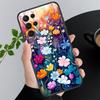 Flower Art Funda Phone Case For Samsung Galaxy S26 S25 S24 S23 S22 Ultra S23 S22 S25 Plus S24 FE S26Edge