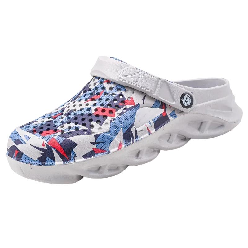 Men's Casual Sandal Men's Summer Sandals Man 2024 Flat Sandals Mens Slippers Beach Shoes Mens Soft Sandles Slipers Crox Style