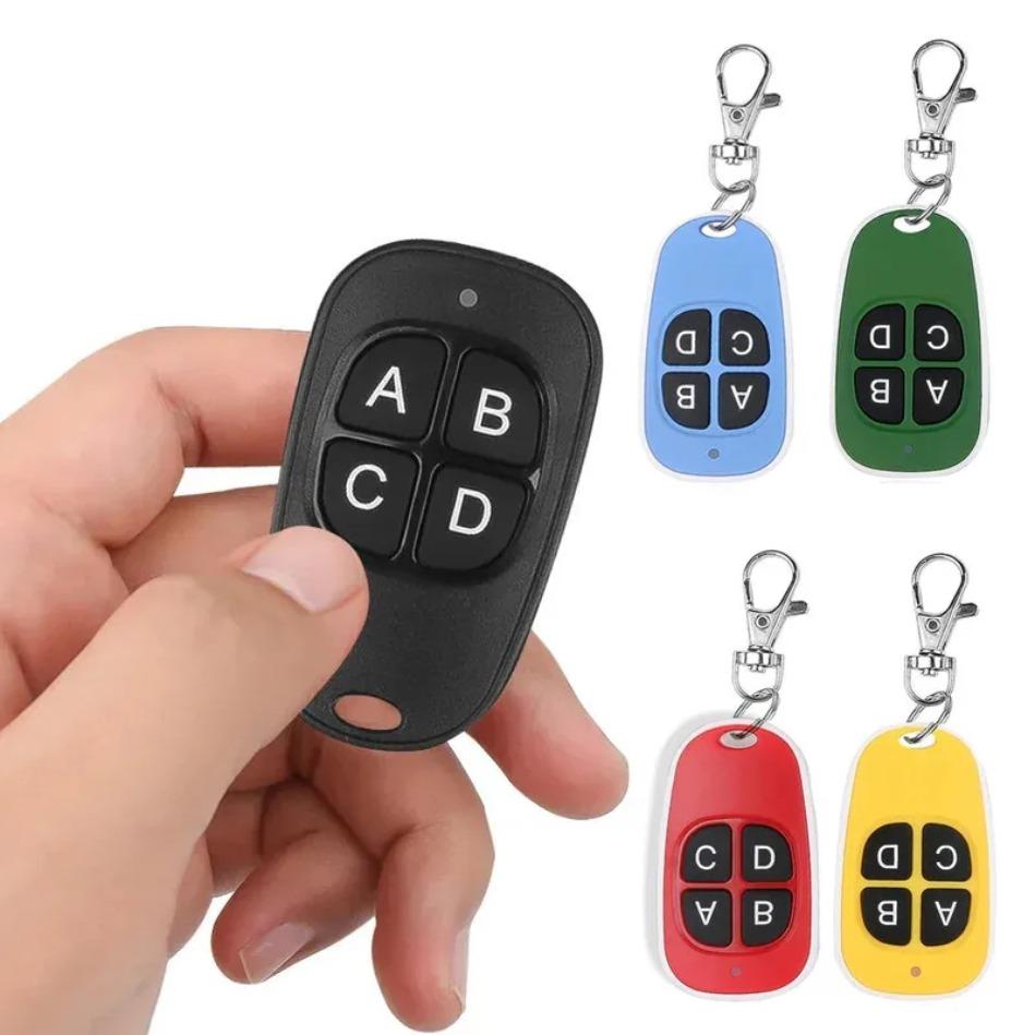 Garage Door Remote Control 433MHz 4 Keys Copy Universal Remote Control Cloning Electric Gate Remote Controller Duplicator Key