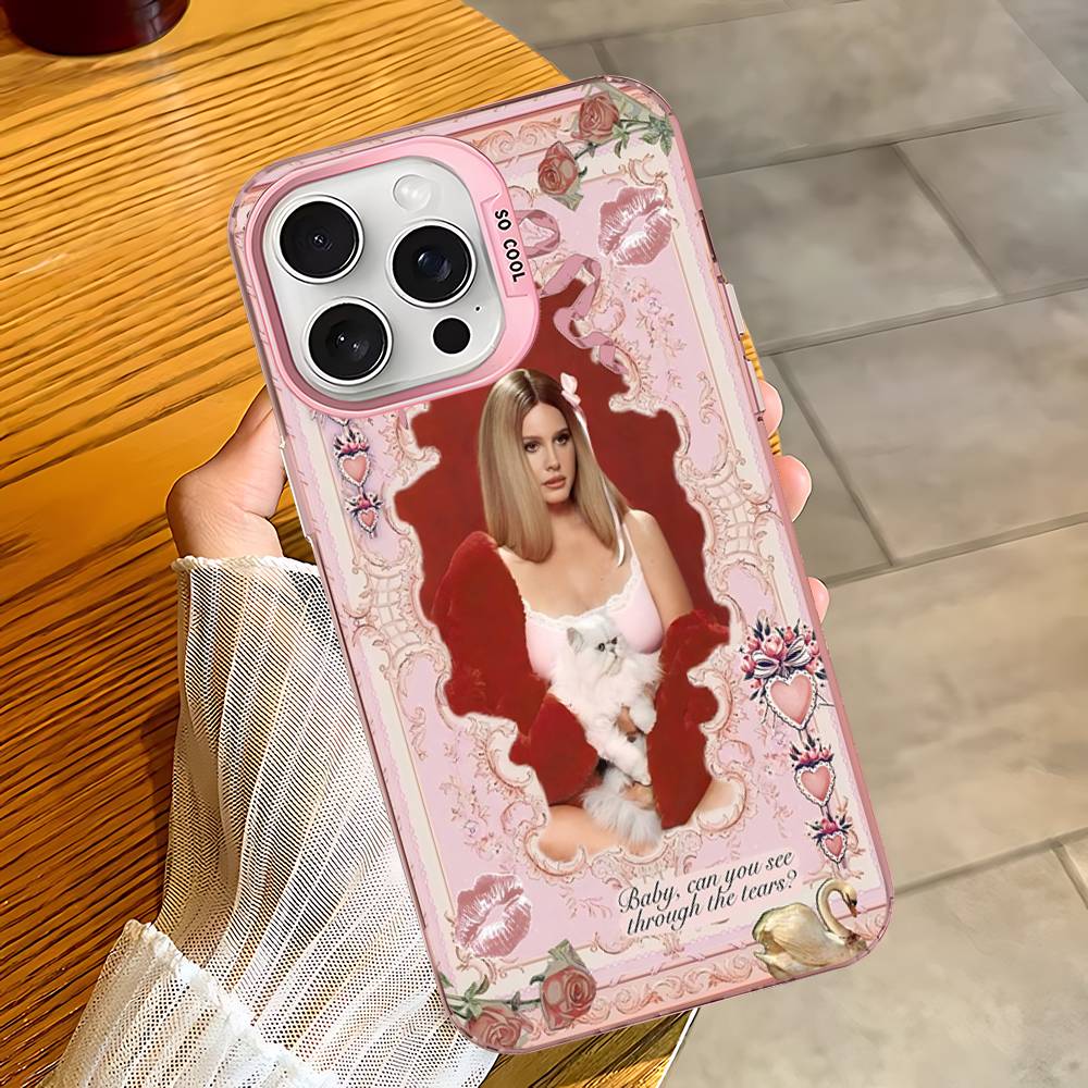 

Певица Лана Дель Рей Чехлы для телефона для iPhone 17 16 15 14 13 12 11 Plus Pro Max Цветной чехол iPhone 16pro max