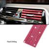 NEW 1/10PCS Car Vent Diamond Decorative Strip Fashion Luxury Car Air Conditioning Decoration Stripe Grille Sticker Accessories