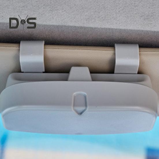Car Glasses Box Holder Clip Style Car Sun Visor Securely Store Sunglasses Cards Keys Car Interior Automotive Glasses Container