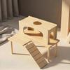 L-shaped Hamster Shelter House Easy To Install Pet Climbing Toy Hamster Playground  for Small Pets