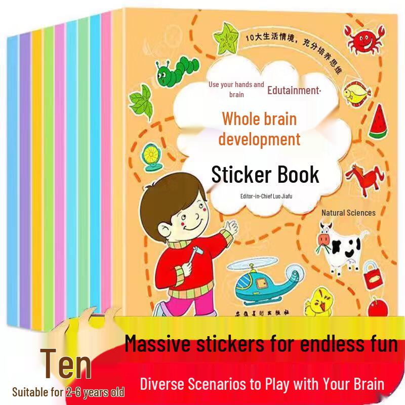 Xubeile Kids Educational Sticker Books