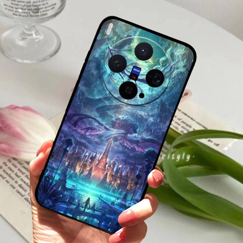Für Vivo X300 Hülle Coole Löwen Wolf Tiere Malerei Abdeckung Für VIVOX300 V2509A Handyhülle Kamera Schutz Fundas Anti-Drop