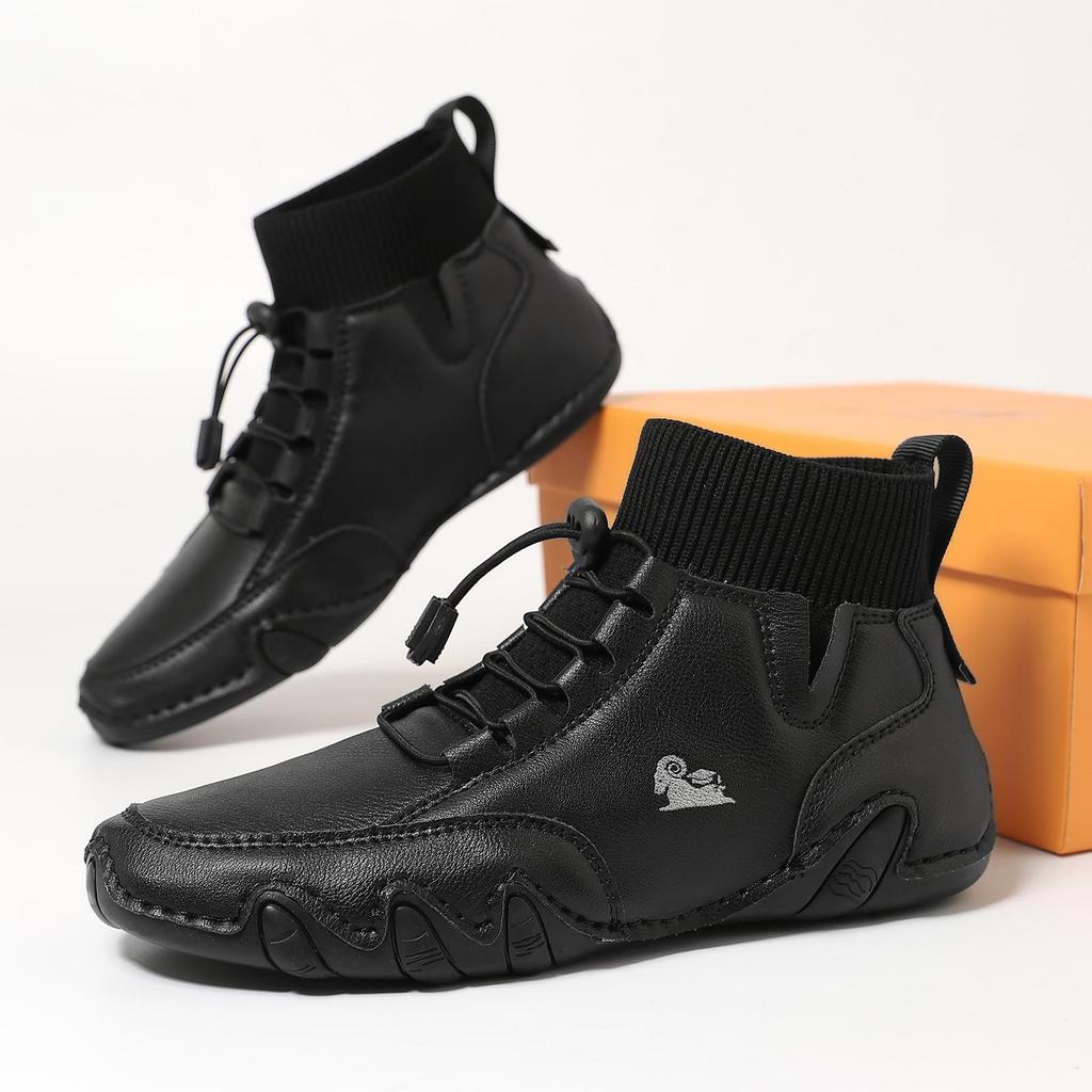 Unisex High-Top Casual Shoes and Large-Size Martin Boots