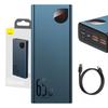 Powerbank Baseus Adaman Metal 20000Mah, Pd, Qc 3.0, 65W, 2Xusb + Usb-C + Micro Usb, (Niebieski)