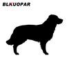 BLKUOPAR Golden Retriever Dog Silhouette Car Stickers Cute Animal Decal Sunscreen Die Cut Windshield Laptop Car Goods