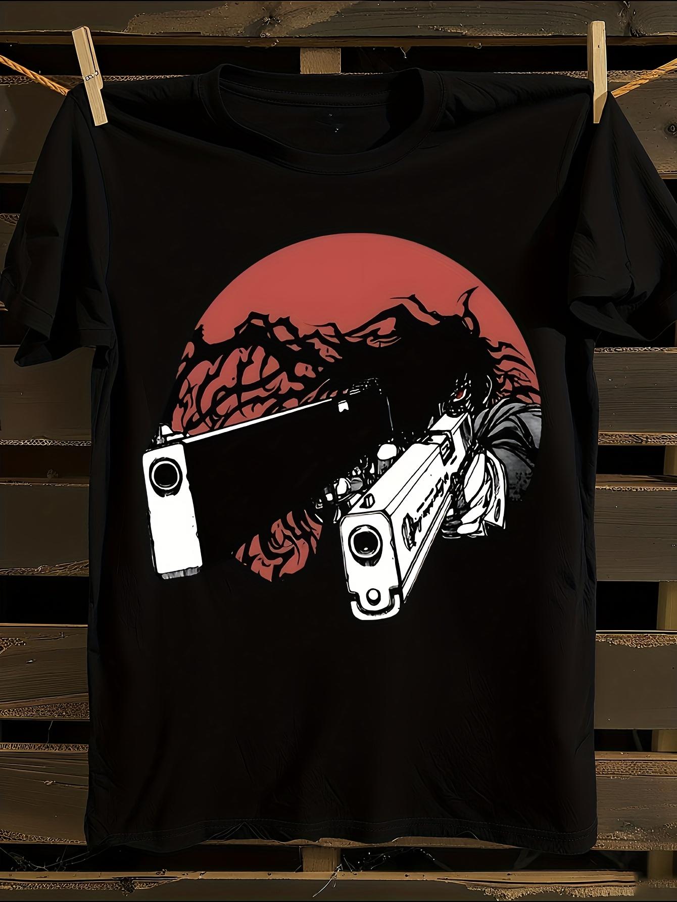 Hellsing Anime Alucard Graphic T-shirt L
